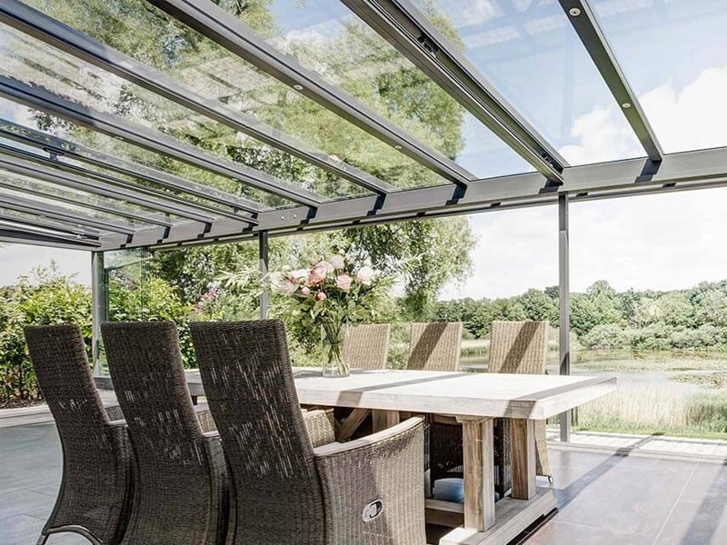 стеклянный навес