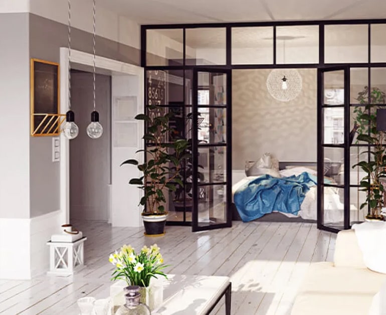 Визуальное расширение пространства и ощущение легкости и простора