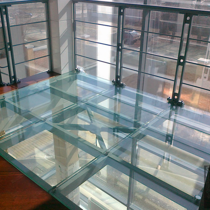 Стеклянные полы